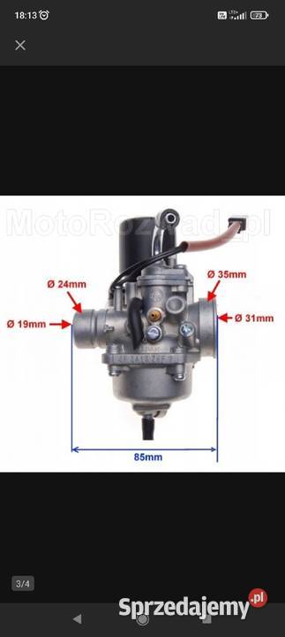 GAŹNIK JAPOŃSKI SKUTERY 2T yamaha peugeot Jelenia Góra