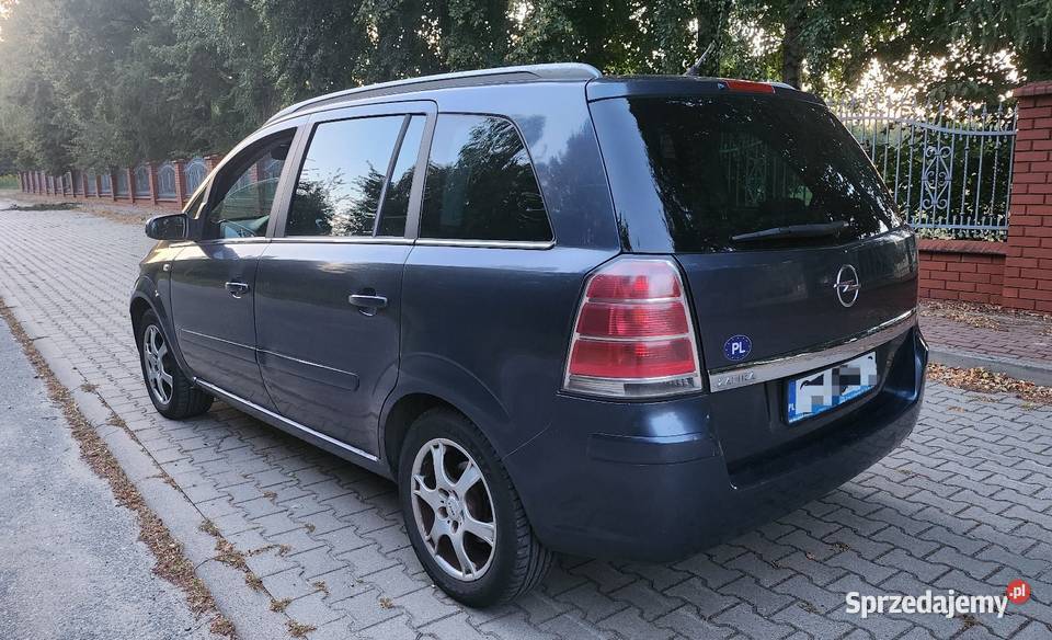 Opel Zafira B 2006 16 105 Benzyna LPG 7 osobowa klimatyzacja Częstochowa