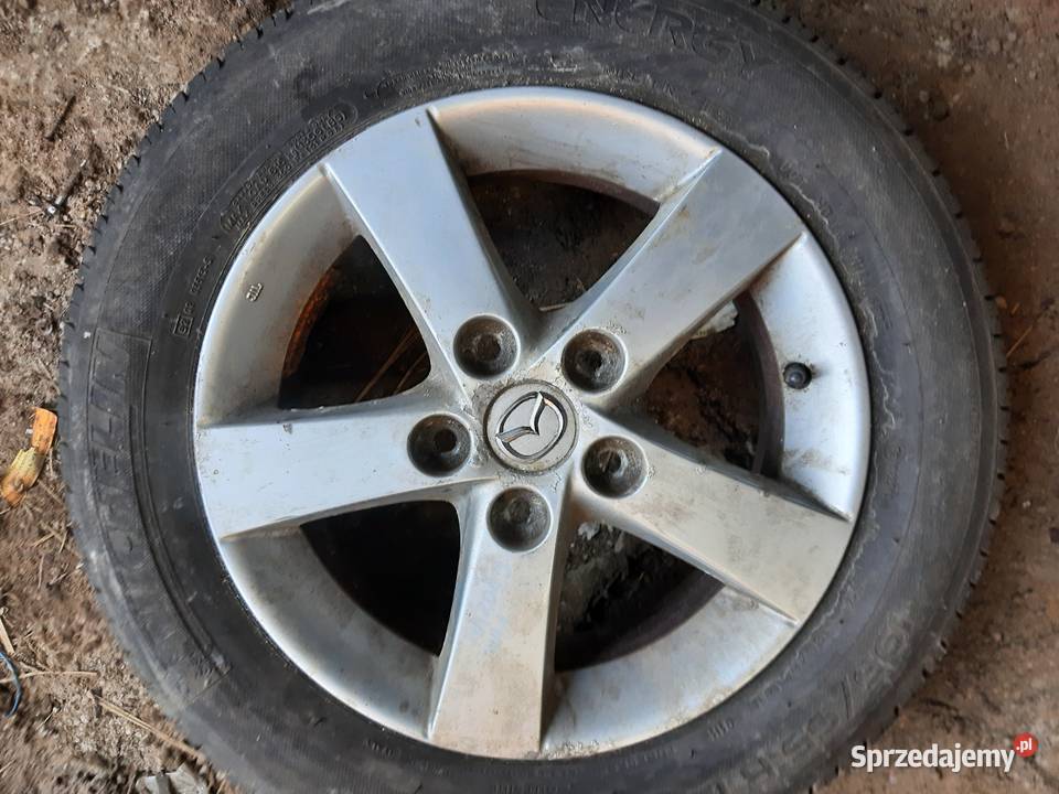 Mazda 3 Felga aluminiowa R15 z oponą 19565 Ksawerów sprzedam