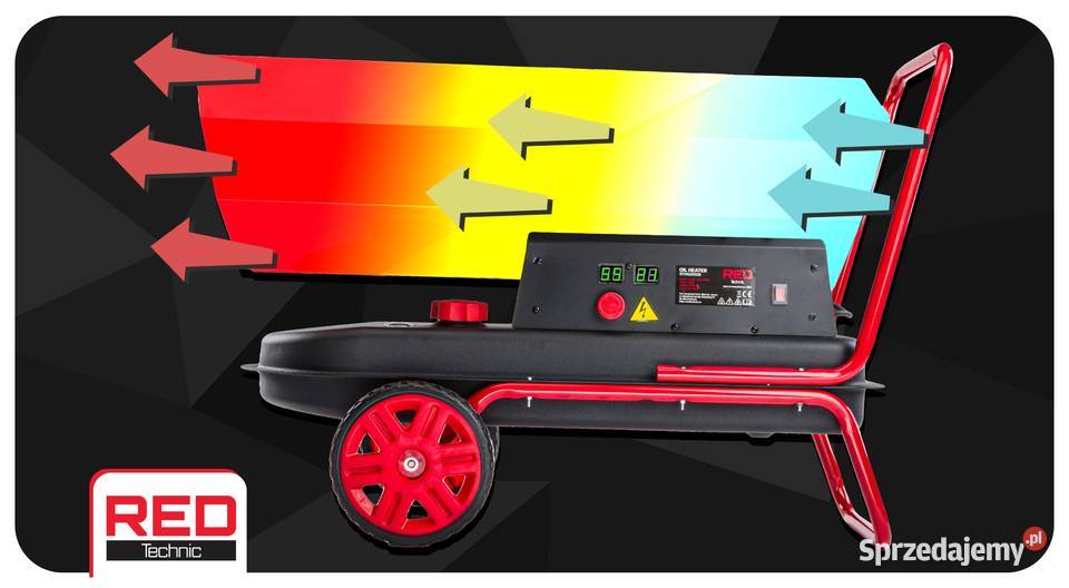 Nagrzewnica olejowa spalinowa dmuchawa termostat Katowice