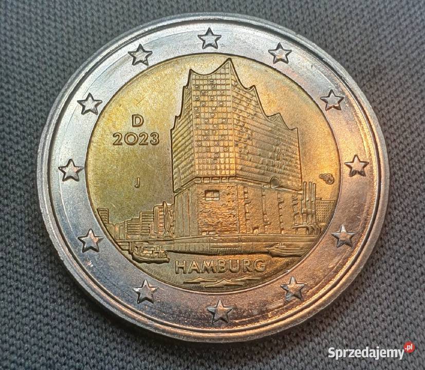 2 euro 2023 D Niemcy Hamburg Wałbrzych