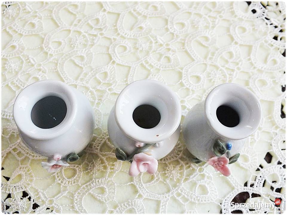 Mini Wazoniki ceramiczne AMSEL Zestaw 3 Niemcy Żary sprzedam