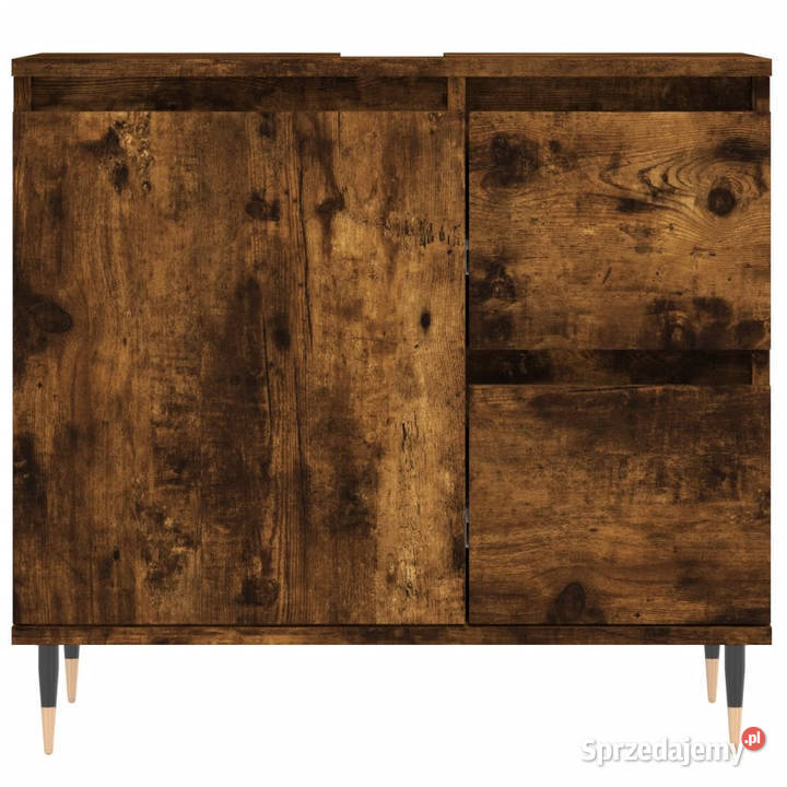 Szafka łazienkowa przydymiony dąb 65x33x60 mazowieckie