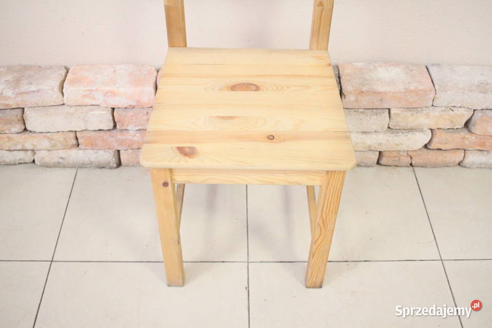 Drewniane krzesełka STOŁKI DO KUCHNI śląskie Pszczyna