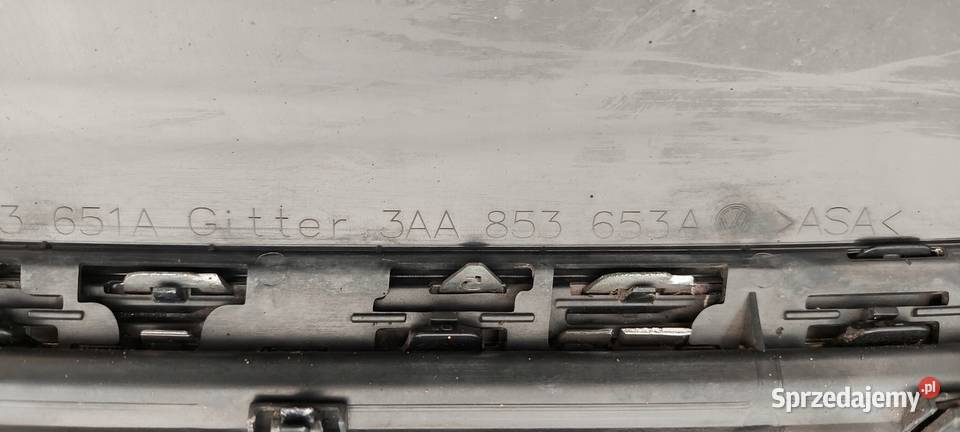 ATRAPA GRILL VW PASSAT B7 BLUE MOTION KOMPLETNA osobowe Atrapy Międzychód