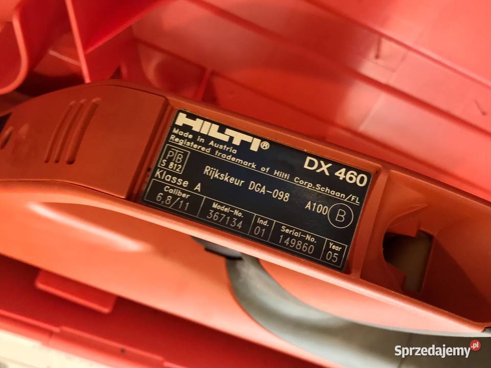 Hilti DX 460 MX72 osadzak prochowy w walizce Narzędzia mazowieckie Warszawa