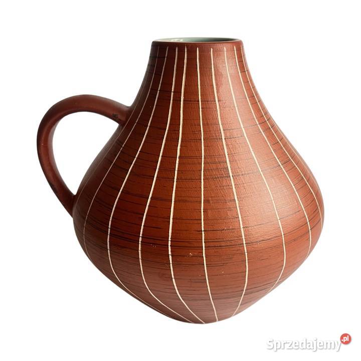 Ceramiczny wazon z uchem Gramann Keramik Niemcy Warszawa