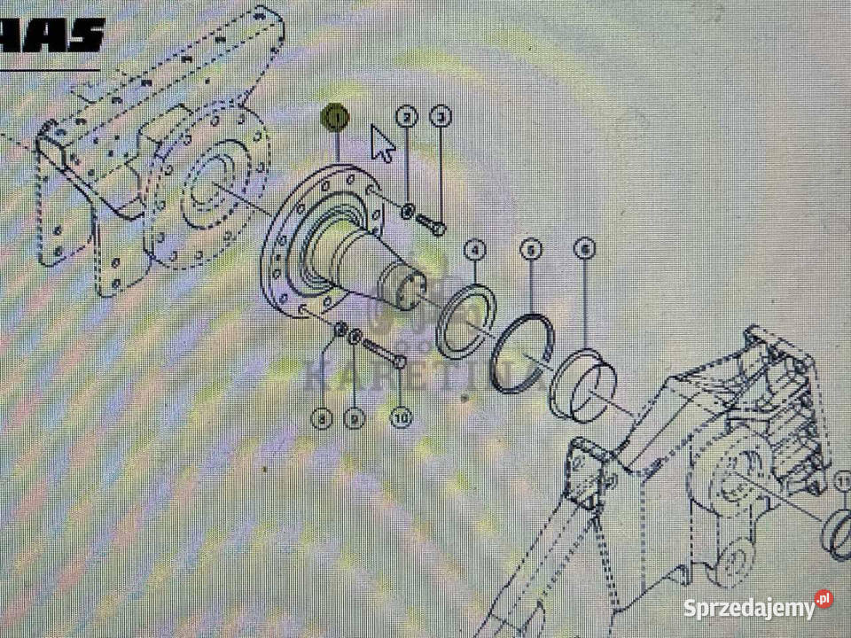CLAAS 00 0764 593 0Claasoś gąsienicyClaas Lexion Jastrzębniki