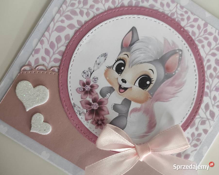 Kartka okolicznościowa ręcznie robiona na Łódź sprzedam