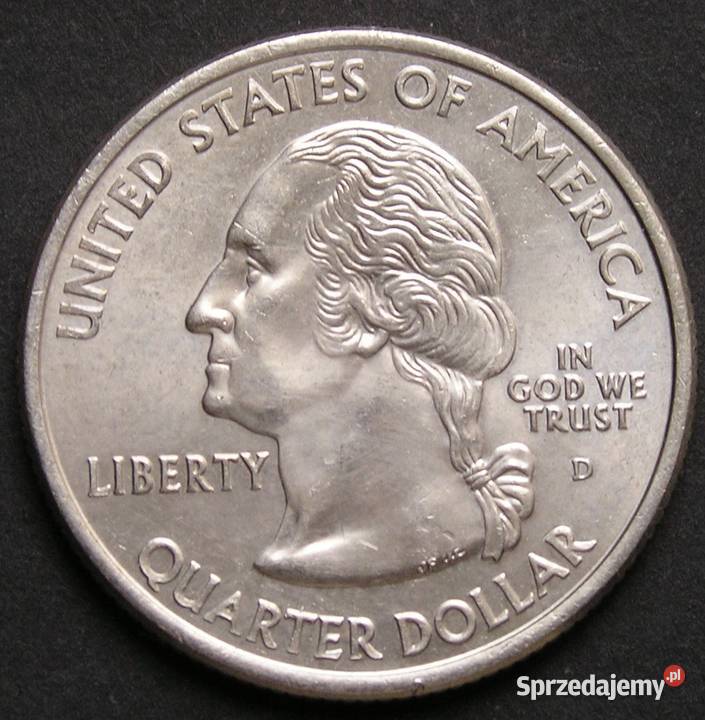 USA 14 DOLARA 2001 WASHINGTON VERMONT 1791 Antyki, Sztuka, Kolekcje Łódź