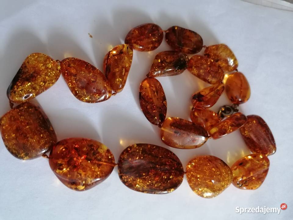 Naszyjnik Bursztyn bałtycki 87gram Białystok