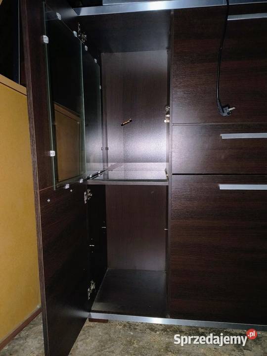 Zestaw komoda słupek stolik RTV komoda Ksawerów