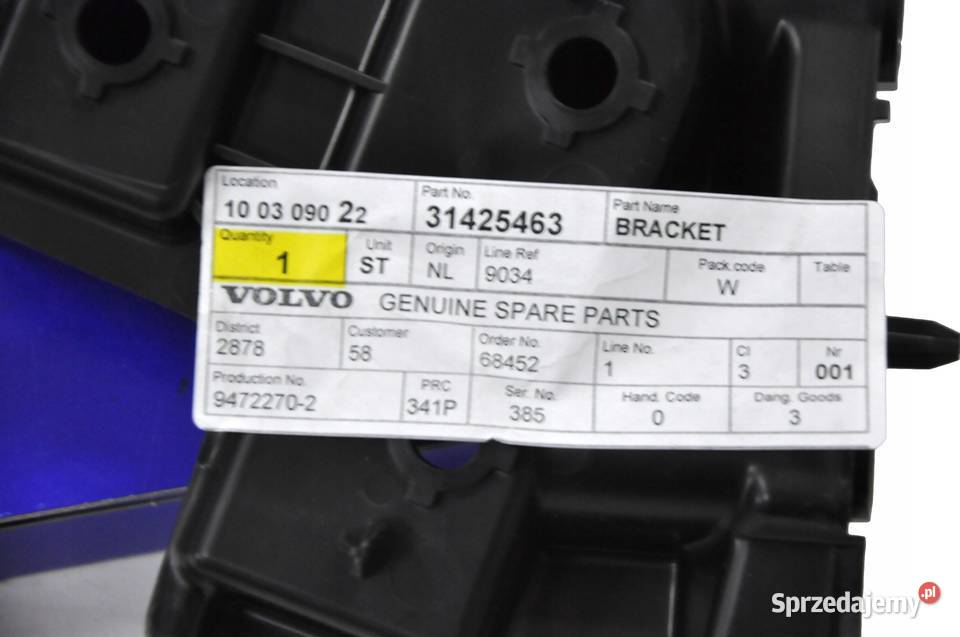 VOLVO S60 V60 V60CC lift slizg zderzak lewy