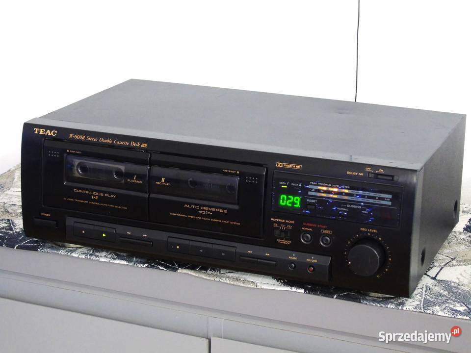 Magnetofon TEAC W600R ładny WYSYŁKA Magnetofony