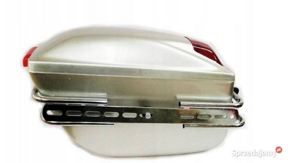 KUFRY BOCZNE DO MOTOCYKLA ZE STELAŻEM I LAMPĄ śląskie Sosnowiec