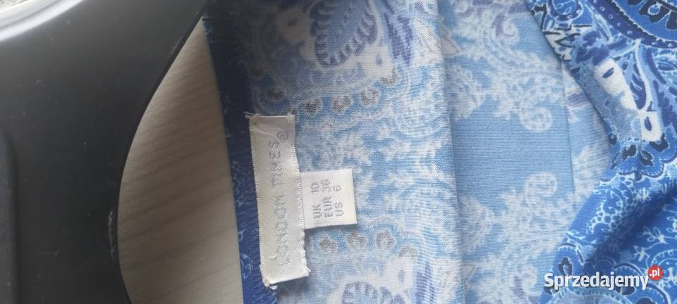 Sukienka granowa we wzory niebieski zachodniopomorskie Szczecin