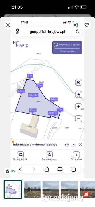Działka budowlana 1554 m Tryszczyn k Bydgoszczy kujawsko-pomorskie
