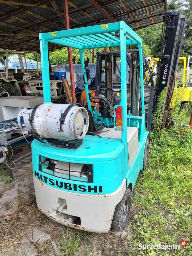 Wózek widłowy gazowy Mitsubishi FG14 gaz łódzkie sprzedam