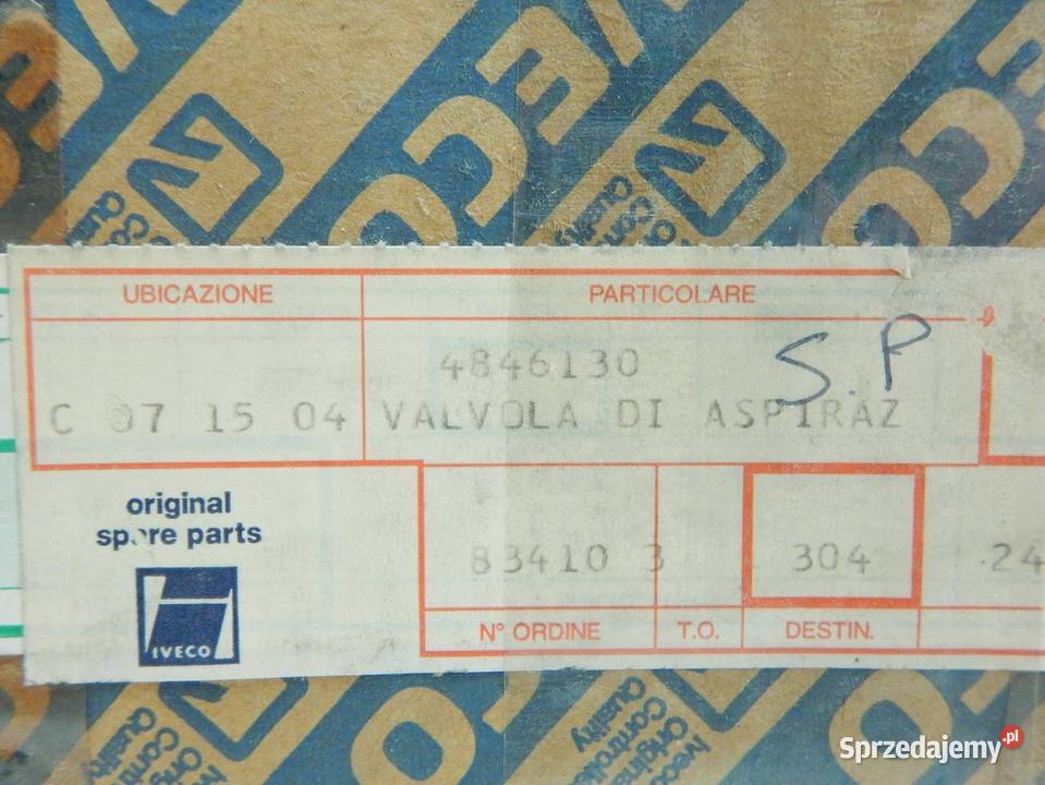 ZAWÓR SSĄCY IVECO EUROSTAR TURBOSTAR 19048 NOWY