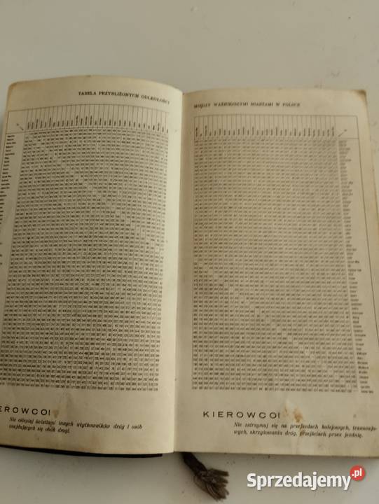 Stary atlas samochodowy Ostrowiec Świętokrzyski sprzedam