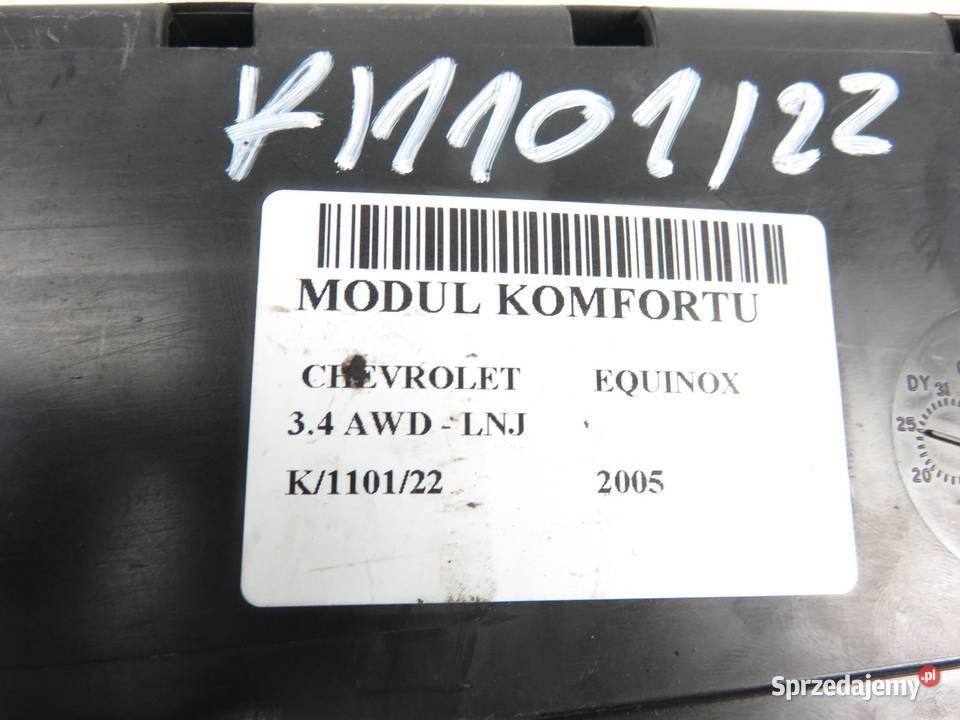 MODUŁ BCM CHEVROLET EQUINOX 15144422 sprzedam