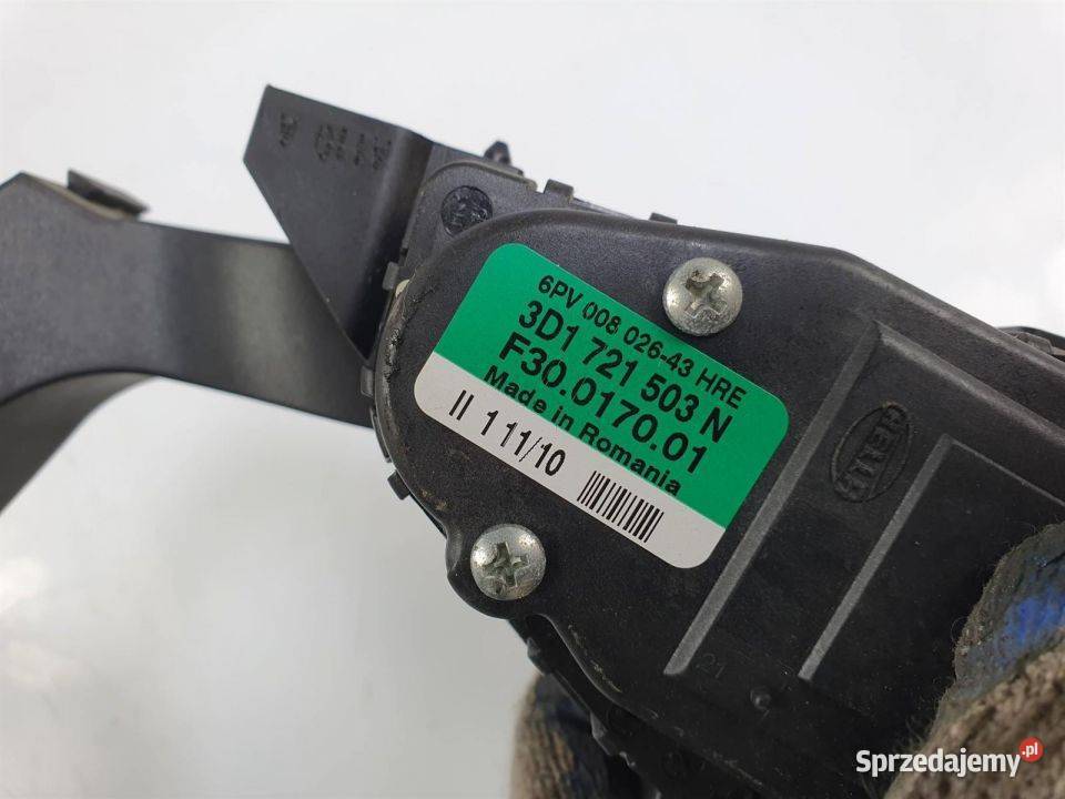 PEDAŁ VOLKSWAGEN PHAETON II LIFT 3D1721503N osobowe kujawsko-pomorskie Lipno sprzedam