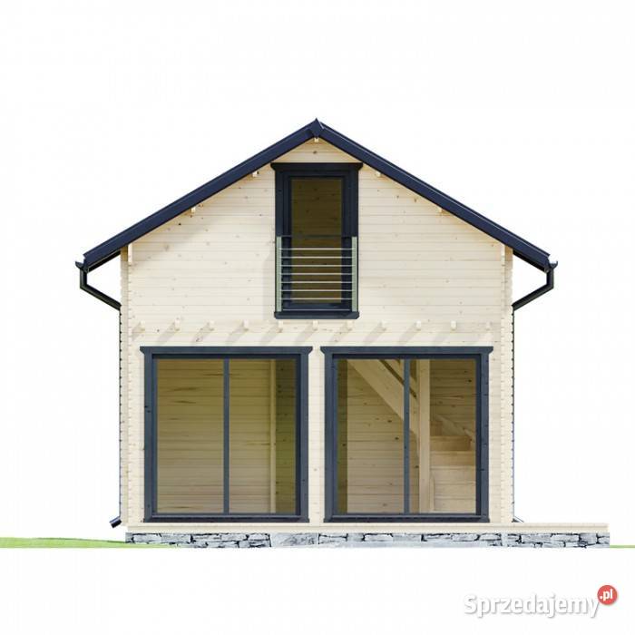 Drewniany domek całoroczny Jan III 65 27 m2