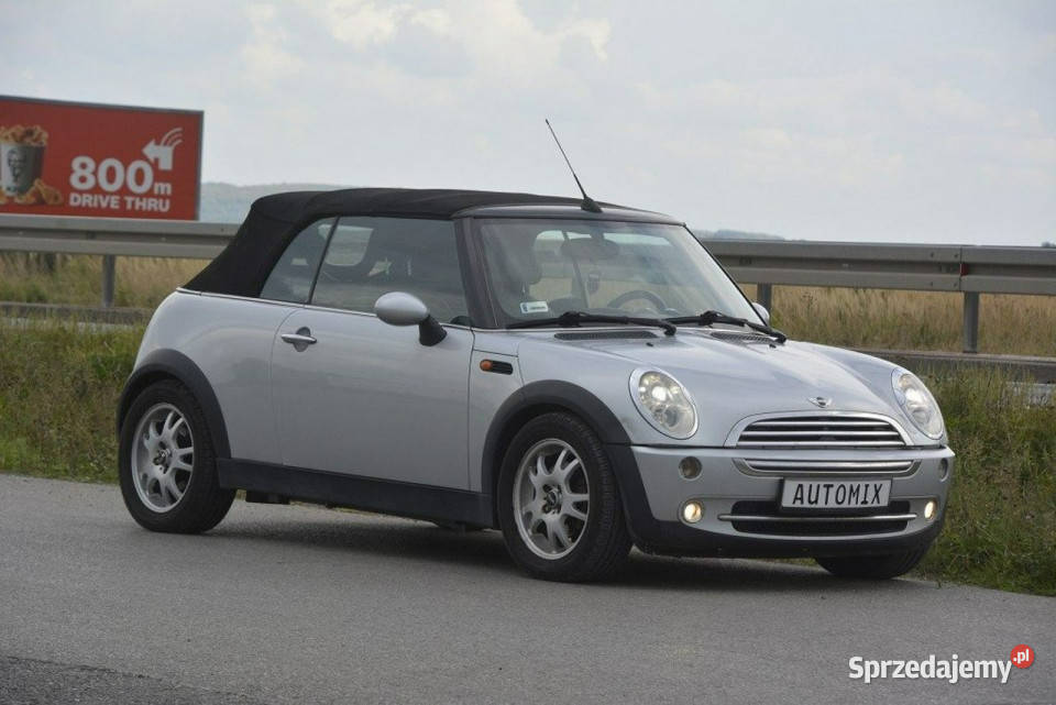 Mini Cooper 16 Benzyna Cabrio gwarancja centralny zamek podkarpackie Sędziszów Małopolski sprzedam