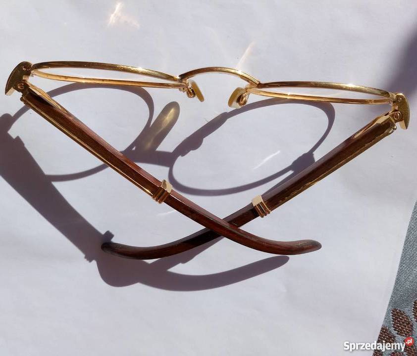 Oryginalne złote oprawki Cartier małopolskie Kraków