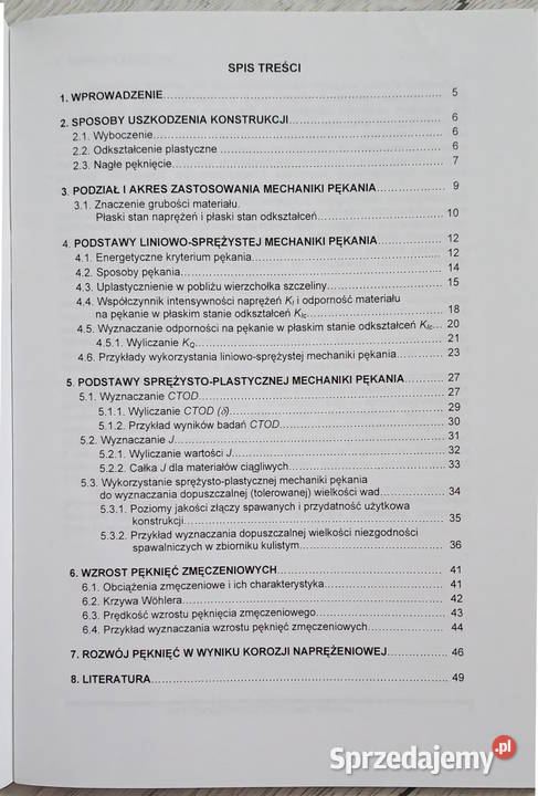 Wprowadzenie do mechaniki pękania Gorlice