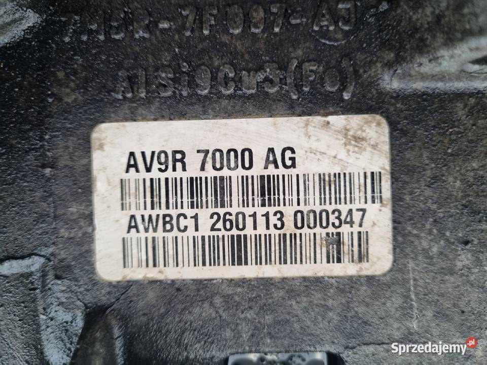 SKRZYNIA BIEGÓW AV9R7000AG Ford Galaxy II MK2