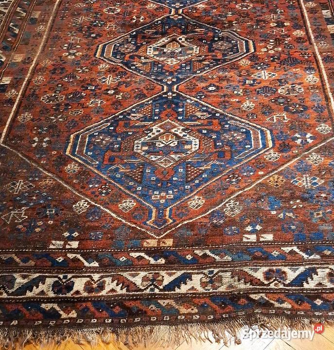 Stary Ładny Tkany Dywan