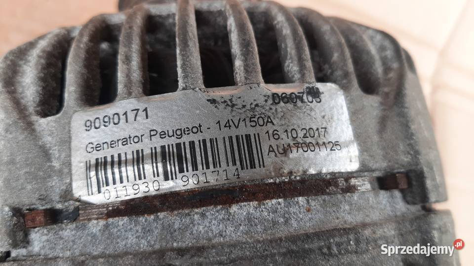 alternator peugeot 14 hdi 150A AU17001125 osobowe Dębno