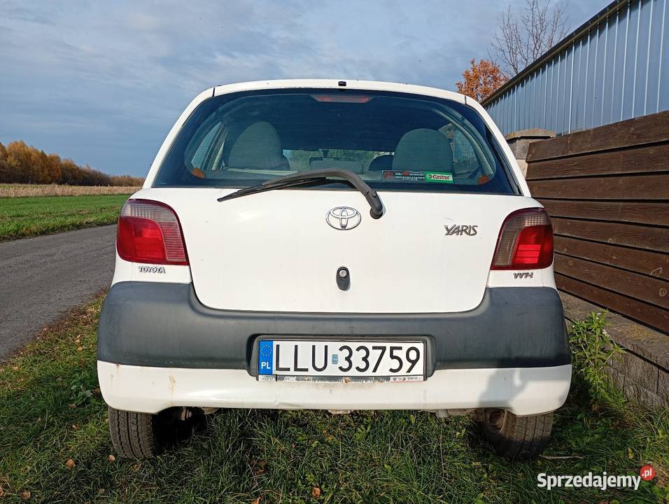 Toyota Yaris 2002 10 benzyna Łuków sprzedam