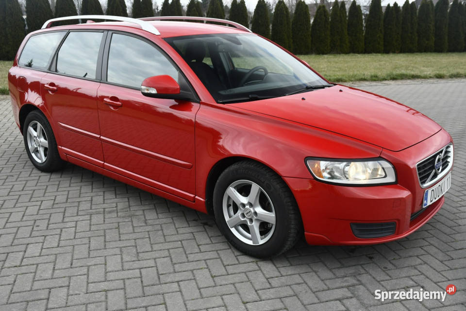 Volvo V50 16HDI DUDKI11 SerwisKlimatronic 2 czerwony Kutno