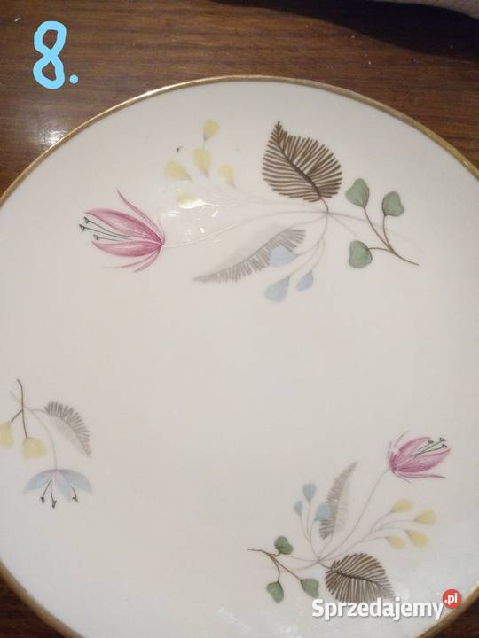 Stare piękne talerze deserowe mix Częstochowa