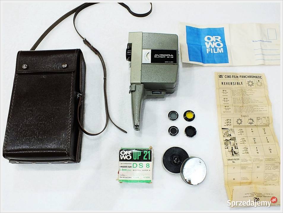 Radziecka kamera AVRORA Super Lomo 2x8 8mm Film lubuskie Żary