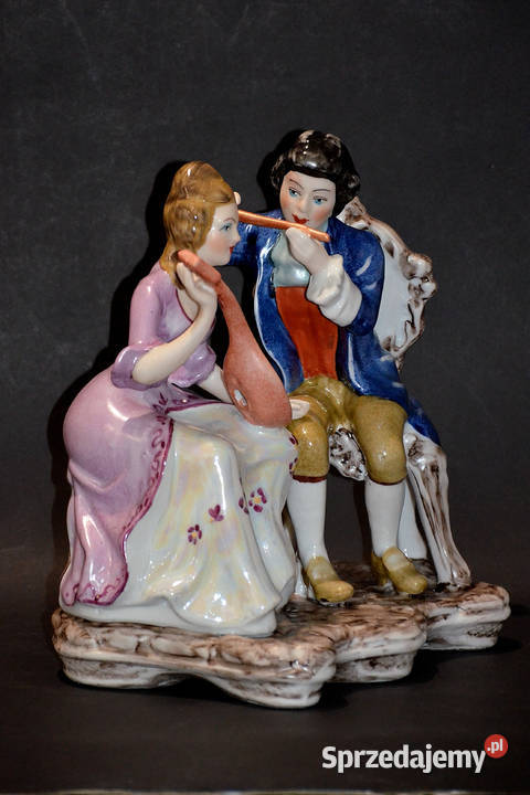 Porcelana Roceram Para muzykująca 2 flet 25 wielkopolskie Środa Wielkopolska sprzedam