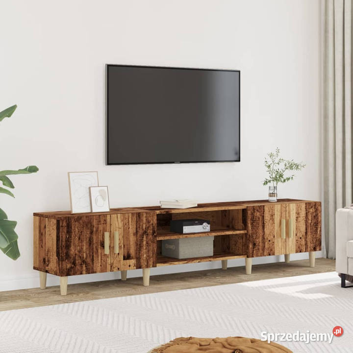 Szafka TV stare drewno 180x315x40 materiał Warszawa