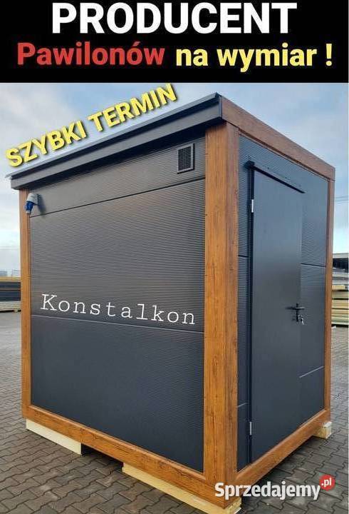 Pawilon Stróżówka Kontener Kraj NA WYMIAR SZYBKI