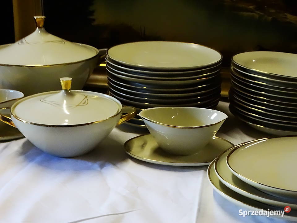 Zestaw porcelany stołowej Frankenhammer Floss lubelskie Biłgoraj