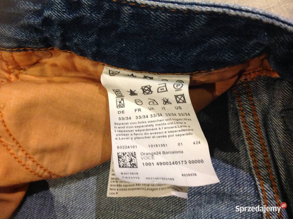 Spodnie Jeans Męskie HUGO BOSS Orange r W33 L 34 Nowa Sól