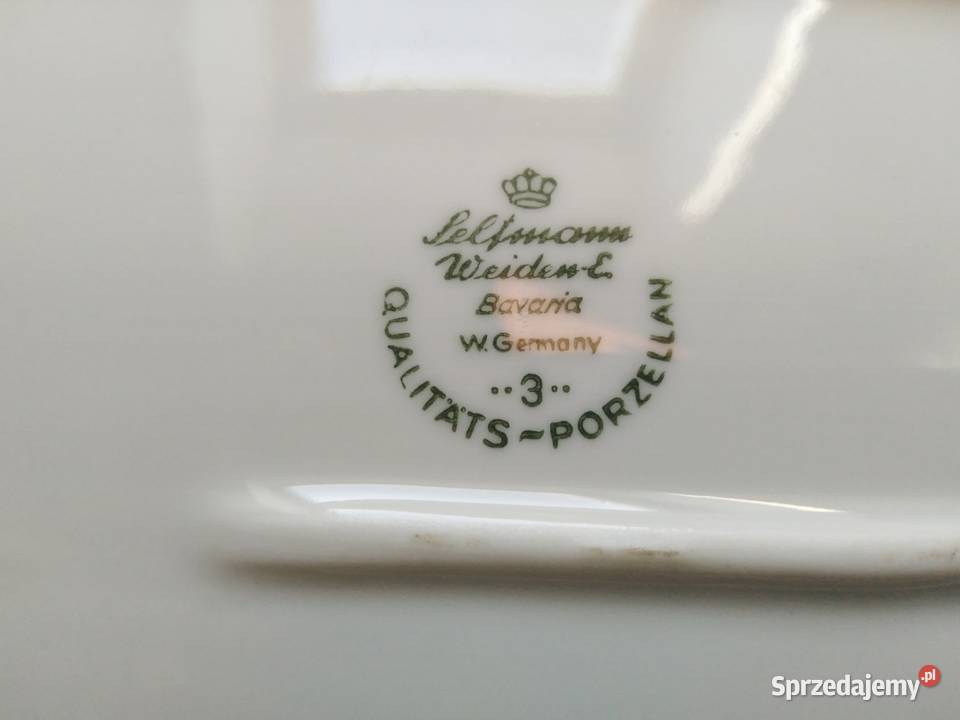 Półmisek porcelana prostokąt Bavaria pomorskie Nowa Karczma