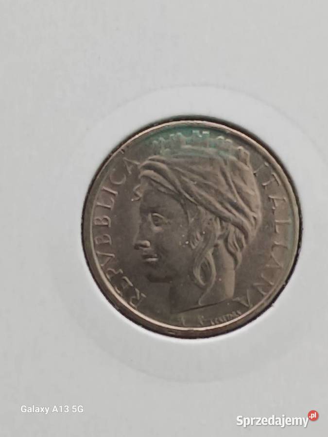 100 Lirów Włochy 1995 r FAO UNC Numizmatyka Konin
