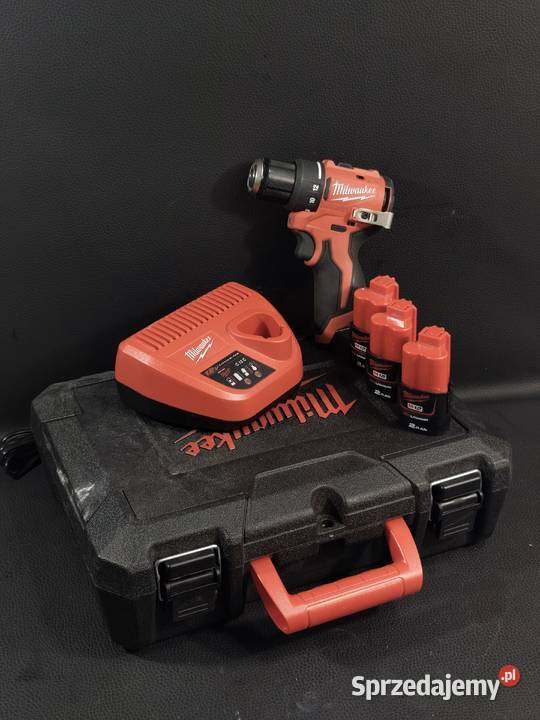 MILWAUKEE M12 BLDDRC203C Profesjonalny Zestaw Poddębice