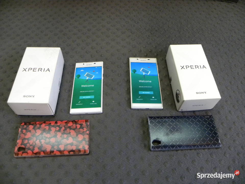 Dwa telefony Sony Xperia L1 kolor biały sprawne