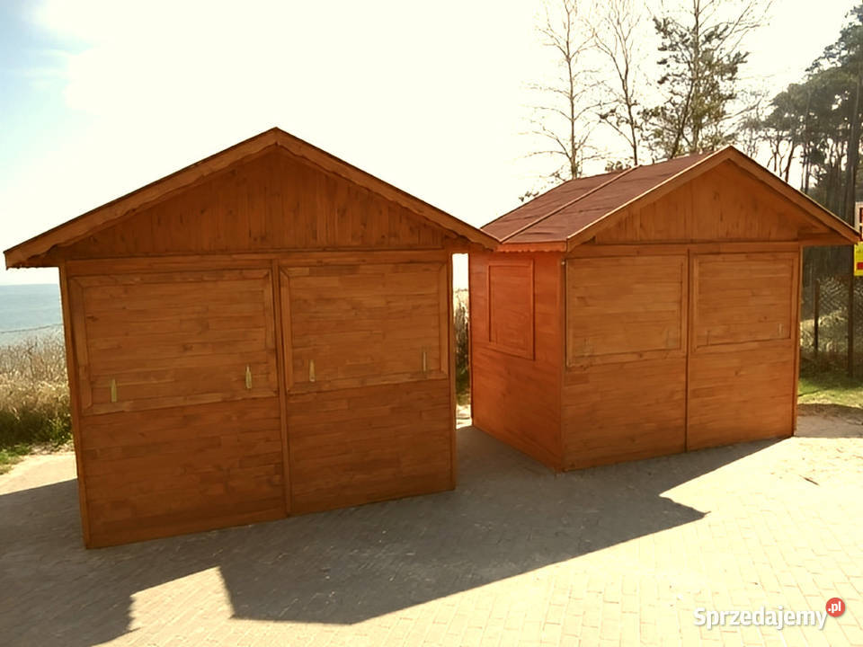 DOMEK HANDLOWY 3 DREWNIANY KIOSK SKLEPIK Parzymiechy