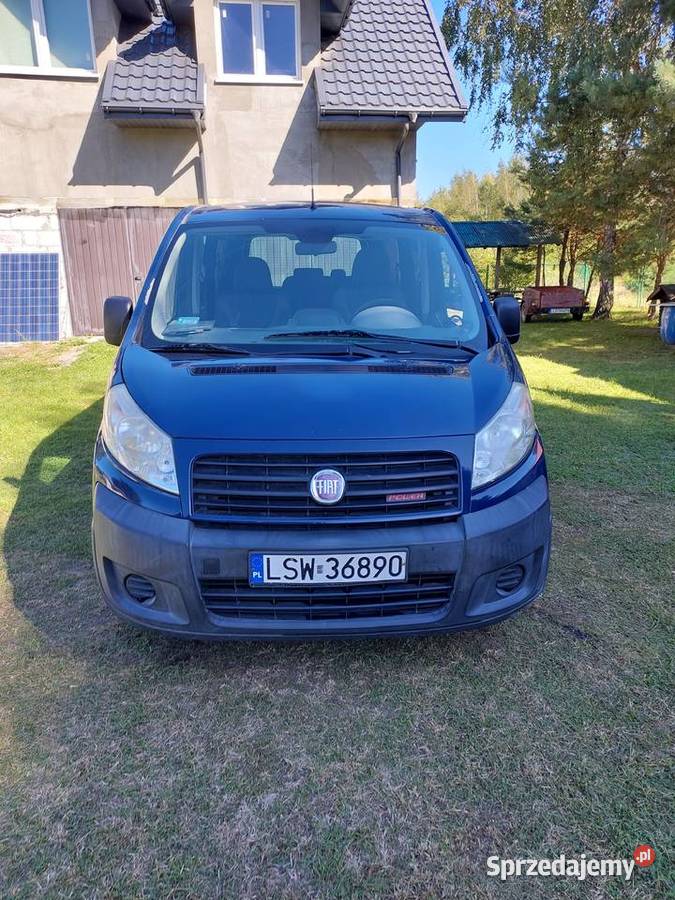 Fiat scudo 2008 140 hak 2000 6 miejsc long sprzedam