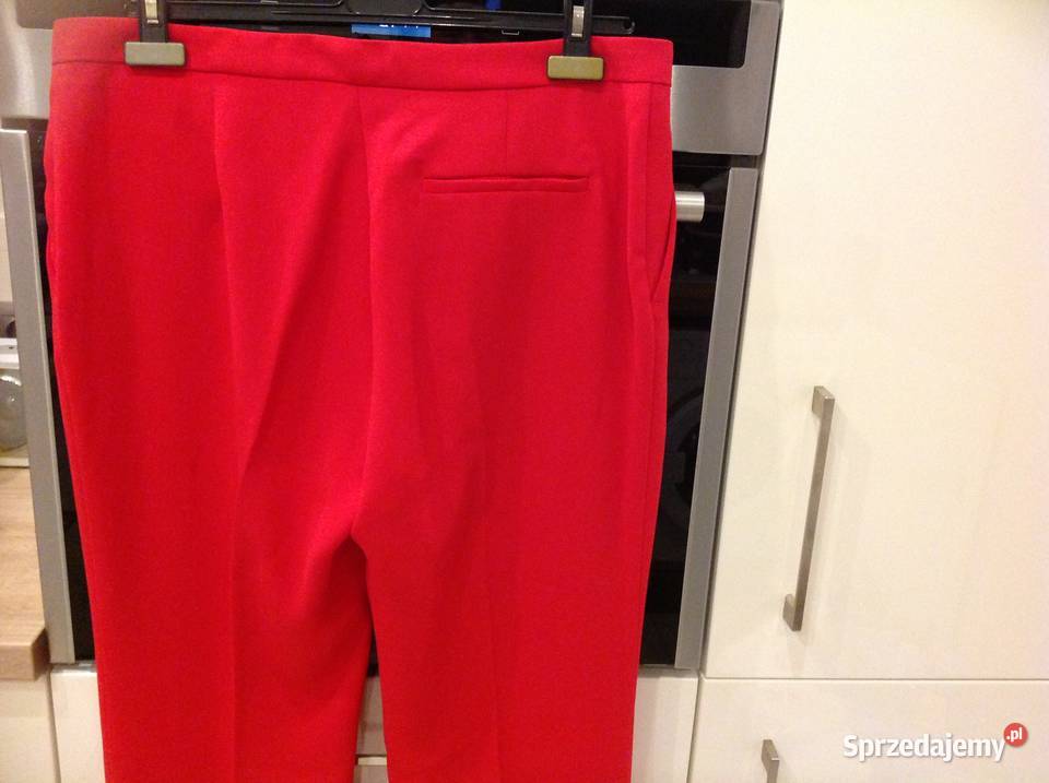 Eleganckie Spodnie Czerwone PINKO LXL Nowe Odzież damska Nowa Sól