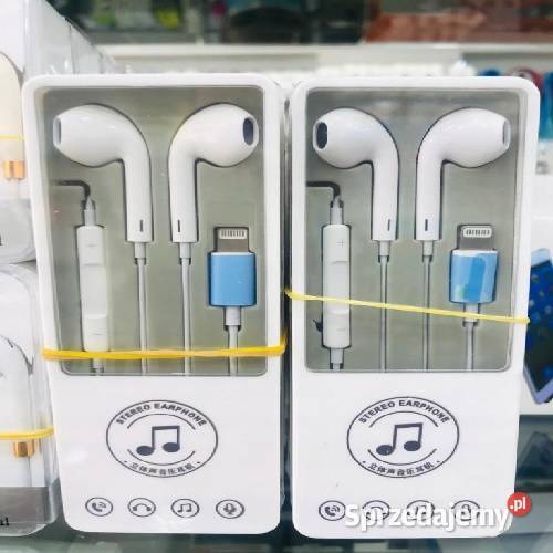 Słuchawki Douszne do iPhone 7 iPhone 8 iPhone X Drezdenko sprzedam
